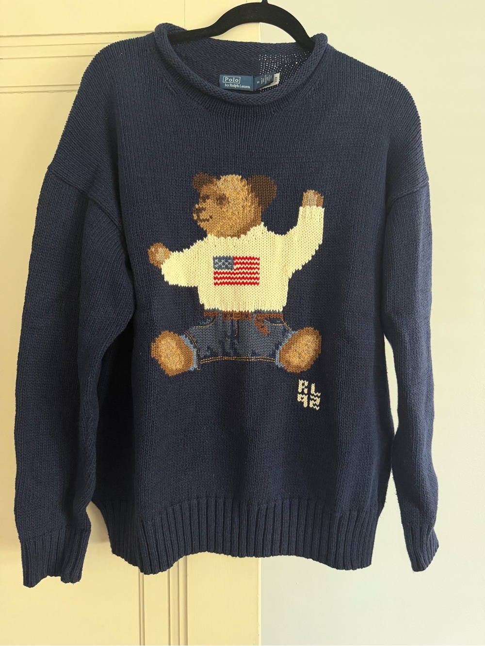 Exclusive’92 Polo by Ralph Lauren sitting bear Sweater - Picture 7 of 9